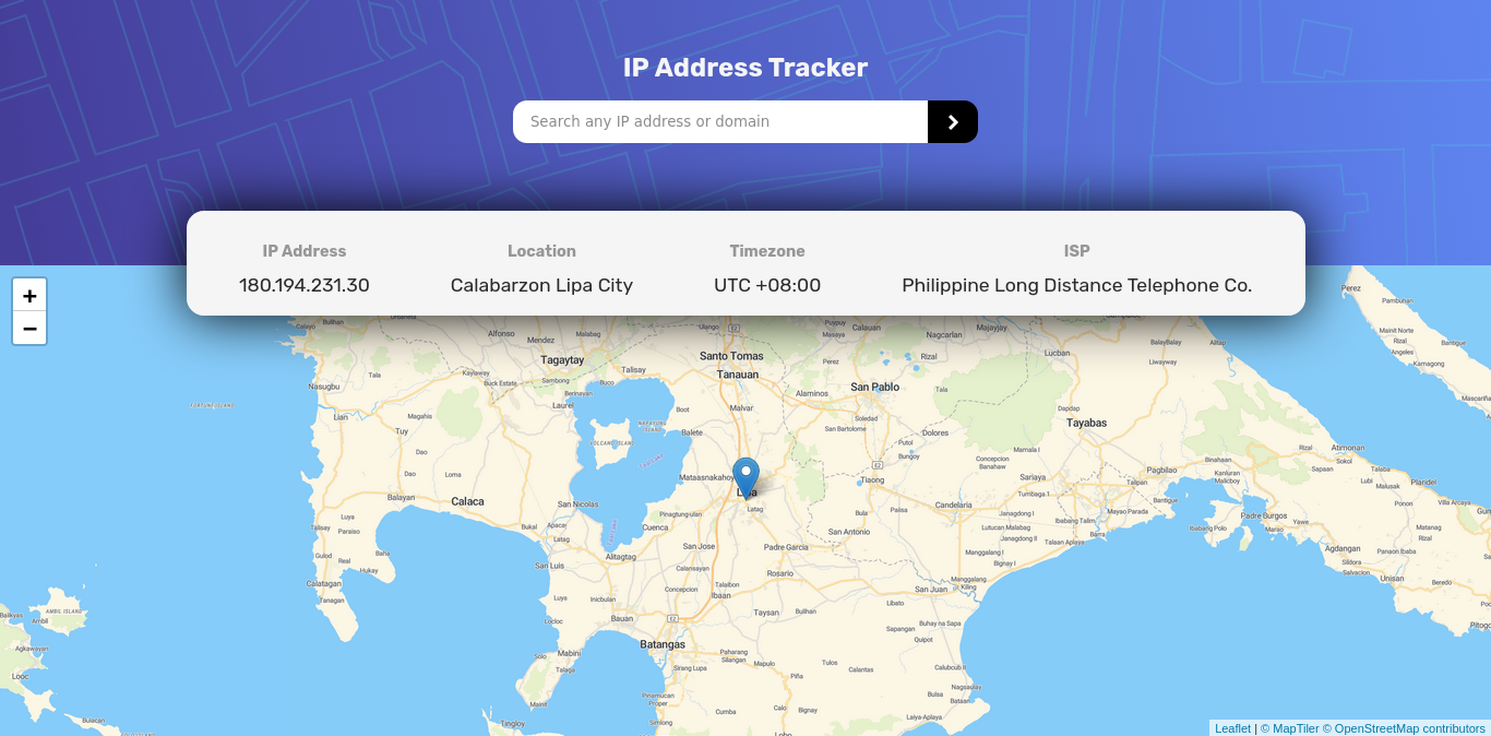 frontend-mentor-ip-tracker